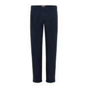 40Weft Blå Chino Byxor Blue, Herr