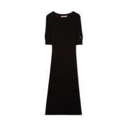 Busnel Midi Dresses Black, Dam