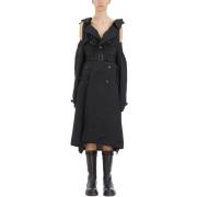 Junya Watanabe Lana Trench Kappa Black, Dam