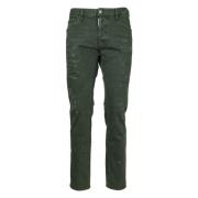 Dsquared2 Denim Byxor Slim Fit Jeans Green, Herr