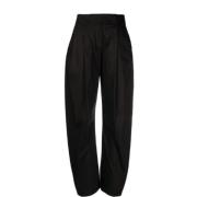 Pinko Wide Trousers Black, Dam