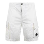 C.P. Company Long Shorts White, Herr