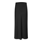 Bruuns Bazaar Elegant Svart Acaciabbjoanelle Kjol Black, Dam