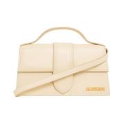 Jacquemus Den stora Bambino-väskan Beige, Dam