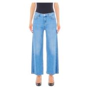 Liu Jo Vida Cropped Jeans Blue, Dam