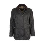 Barbour Ikonisk Beadnell Vaxjacka Green, Dam