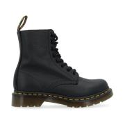 Dr. Martens Svart Nappa Läder Ankelstövlar Black, Herr