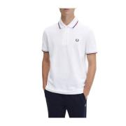 Fred Perry Polo Shirts White, Herr