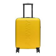 K-Way Cabin Trolley Liten Resväska Yellow, Unisex