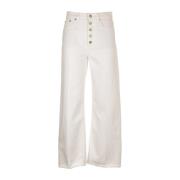 Ralph Lauren Wide Trousers White, Dam