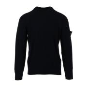 Stone Island Round-neck Knitwear Blue, Herr