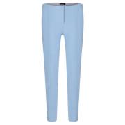 Cambio Cropped Trousers Blue, Dam