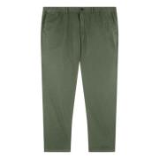 Paul & Shark Straight Trousers Green, Herr