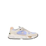 Premiata Beige Läder Sneakers Multicolor, Dam