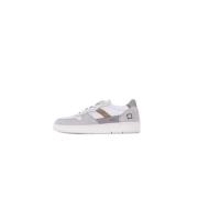 D.a.t.e. Vita Mocka Sneakers med Perforerade Detaljer Multicolor, Herr