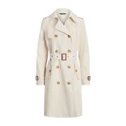 Ralph Lauren Trench Coats White, Dam