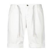 Mason's Bomull New York Shorts White, Herr