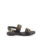 AGL Flat Sandals Black, Dam