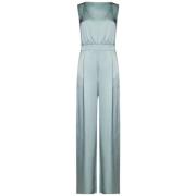 Max Mara Studio Snygg Jumpsuit Blue, Dam