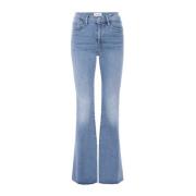 Frame Flared Jeans Blue, Dam