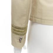 Balmain Pre-owned Pre-owned Bomull ytterklder Beige, Dam