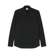 Mazzarelli Casual Shirts Black, Herr