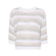 Peserico Round-neck Knitwear Multicolor, Dam