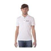 Emporio Armani EA7 Polo Shirts White, Herr