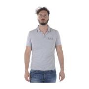 Emporio Armani EA7 Polo Shirts Gray, Herr