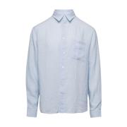 A.p.c. Casual Shirts Blue, Herr