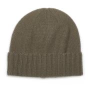 Howard London Klassisk Cashmere Beanie Grön Green, Herr