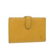 Louis Vuitton Vintage Pre-owned Laeder plnbcker Yellow, Dam