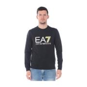 Emporio Armani EA7 Hoodies Black, Herr