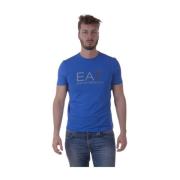 Emporio Armani EA7 Sweatshirt T-shirt Kombination Blue, Herr