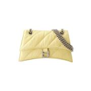 Balenciaga Laeder crossbodyvskor Yellow, Dam