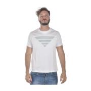 Emporio Armani Casual Sweatshirt Tee White, Herr