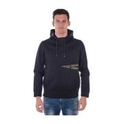 Emporio Armani Hoodies Black, Herr