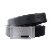 Emporio Armani Belts Black, Herr