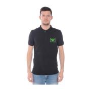 Emporio Armani Polo Shirts Black, Herr