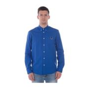 Kenzo Casual Button-Up Skjorta Blue, Herr