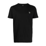 Paul Smith Svart Zebra Patch Crew-neck T-shirt Black, Herr