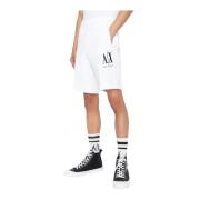 Armani Exchange Casual Shorts White, Herr