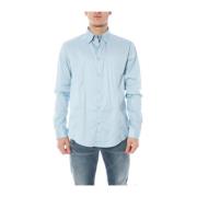 Armani Jeans Casual Button-Up Skjorta Blue, Herr