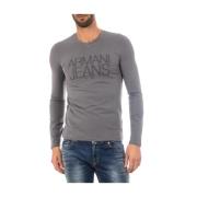 Armani Jeans Mysig Stickad Tröja Gray, Herr