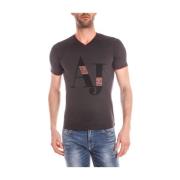 Armani Jeans Casual T-shirt Black, Herr