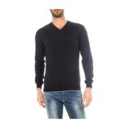 Armani Jeans Mysig Stickad Tröja Black, Herr