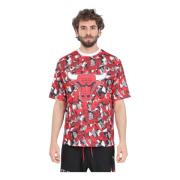 New Era Chicago Bulls NBA Team All Over Print Mesh T-shirt Multicolor,...