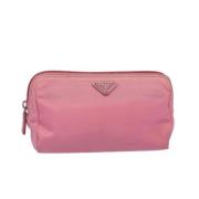 Prada Vintage Pre-owned Nylon prada-vskor Pink, Dam