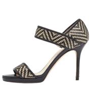 Jimmy Choo Pre-owned Pre-owned Laeder sandaler Black, Dam