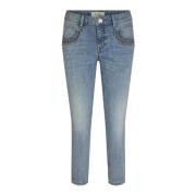 MOS Mosh Naomi Ida Bold Skinny Jeans 151630 Ljusblå Blue, Dam